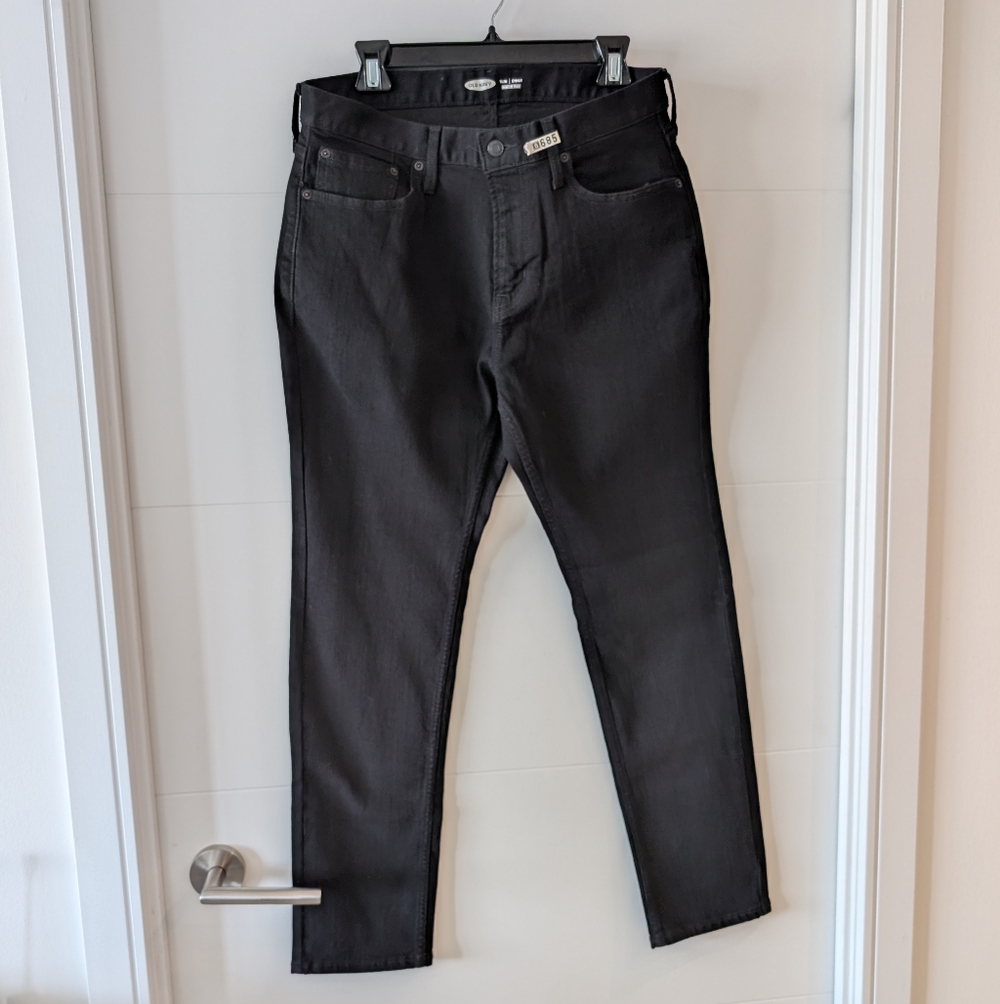 Old Navy Men's Dark Charcoal Slim Jeans